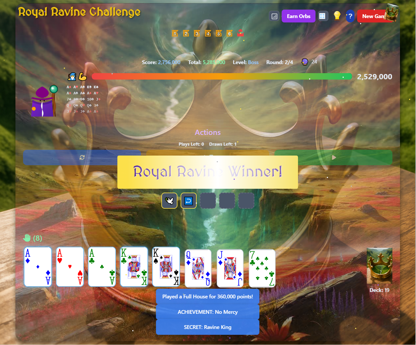 Royal Ravine Gameplay