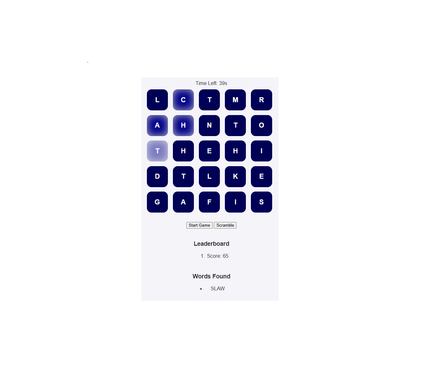 Word Squares Gameplay